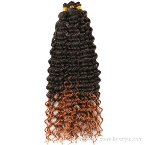 French loose deep curl braiding hair extension for black woman